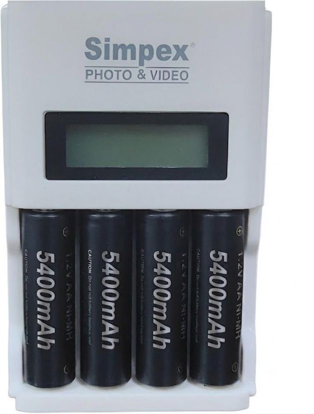 Simpex 5400mAh 4pc AA Fast Charger - Image 1