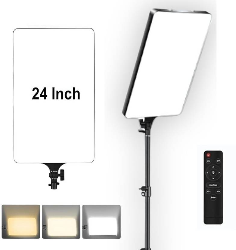 Urban Infotech 24 Inch LED Studio Light with Tripod Stand & Remote for ...