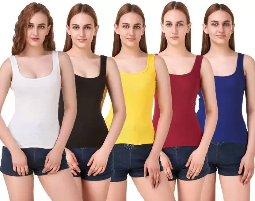 Women Multicolor Tank Top/Vest