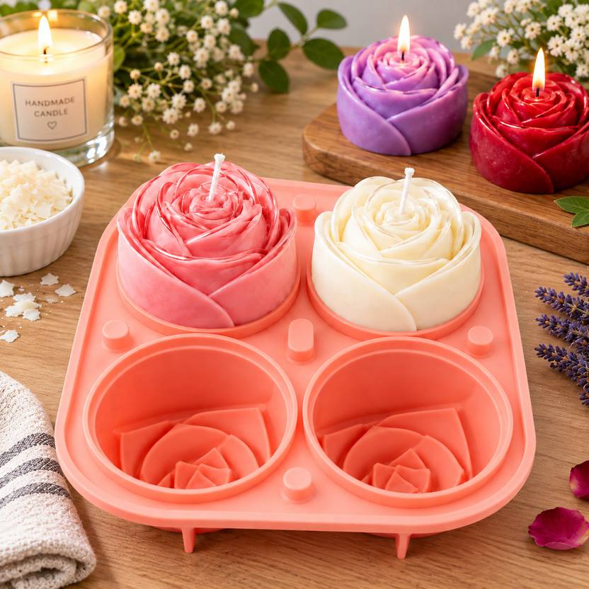 dravora Regular Silicone Candle Moulds