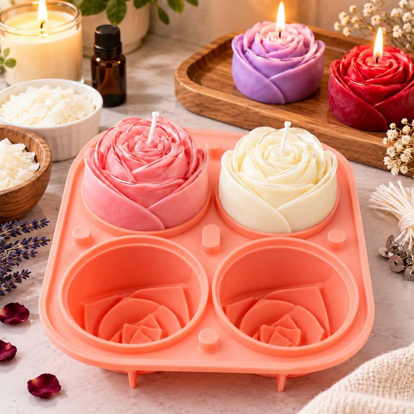 dravora Regular Silicone Candle Moulds