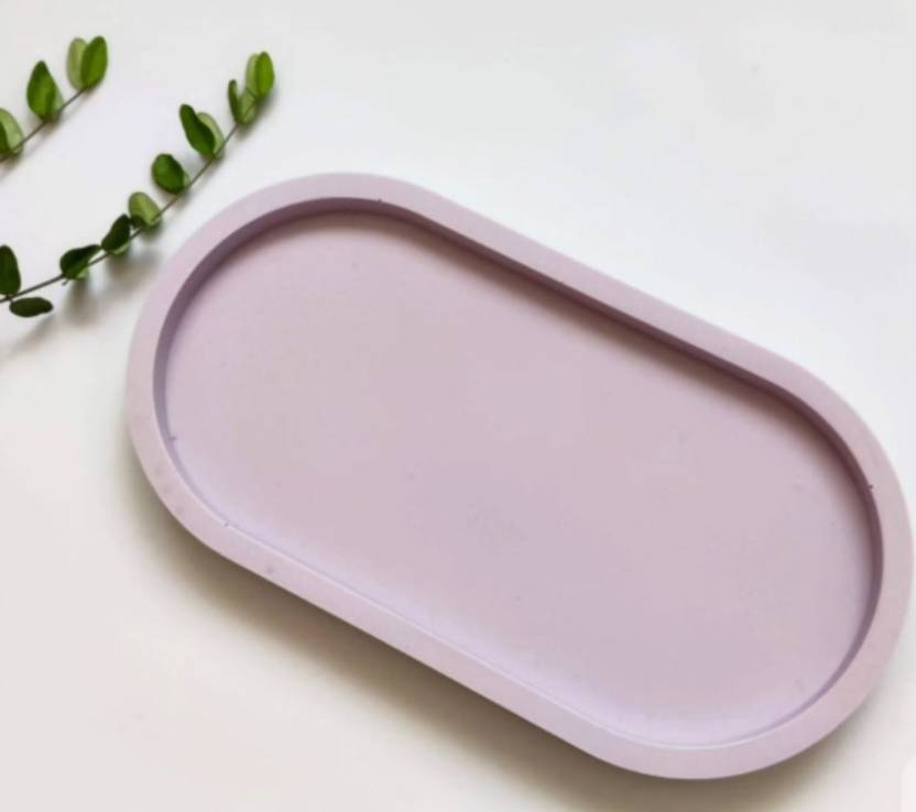 Arushi Oval Trinket Tray Ceramic Candle Holder