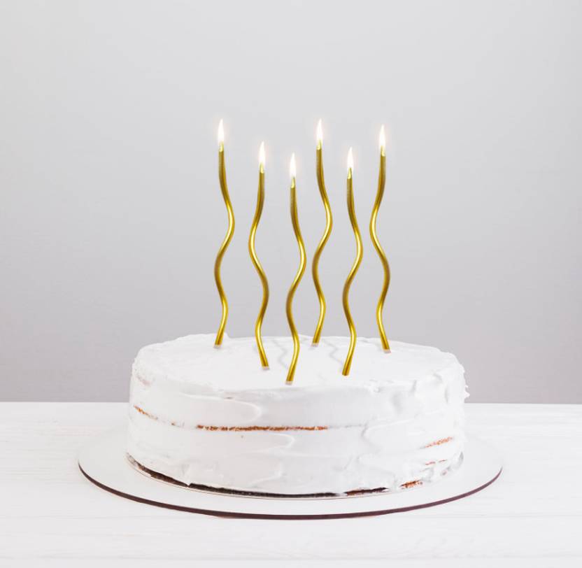 bsdc birthday cake candle cake topper for birthday cake decorations 6pcs Candle