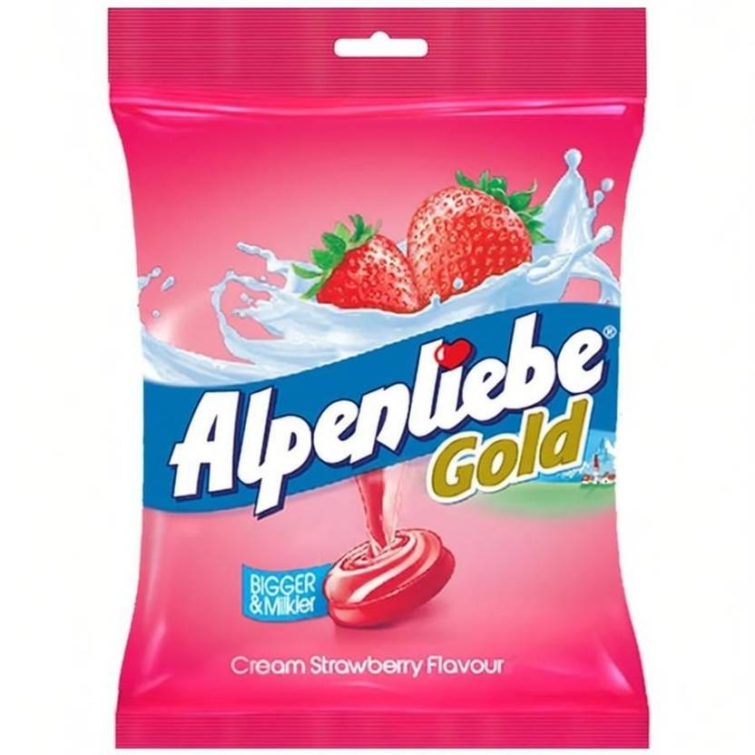 Alpenliebe Gold Cream Strawberry Candy