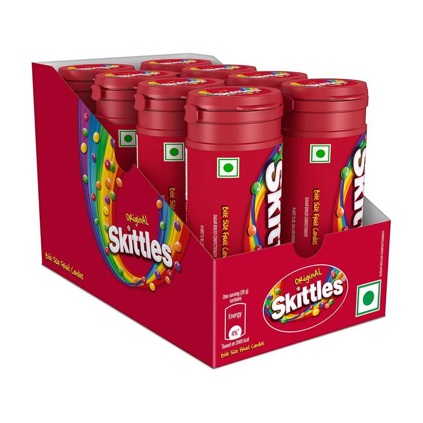 Skittles Original Chewy Fruit Candy Pack | Bite-Size Fruit Candies Original Fruit Skittles