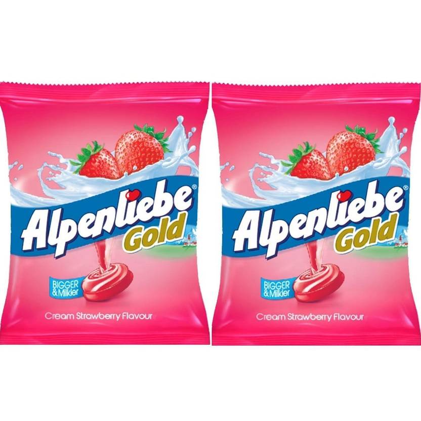 Alpenliebe Gold Cream Strawberry Candy