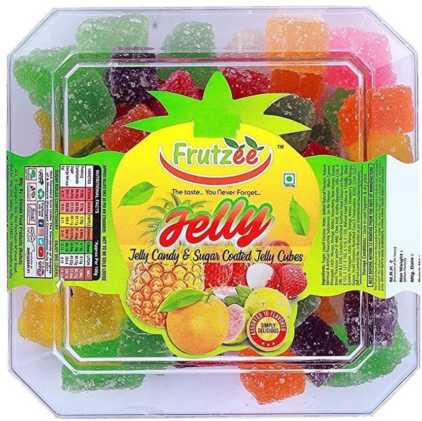 FRUTZEE Sweet Sugar Coated Jelly Candy BoxMixed Fruits Flavoured Tasty