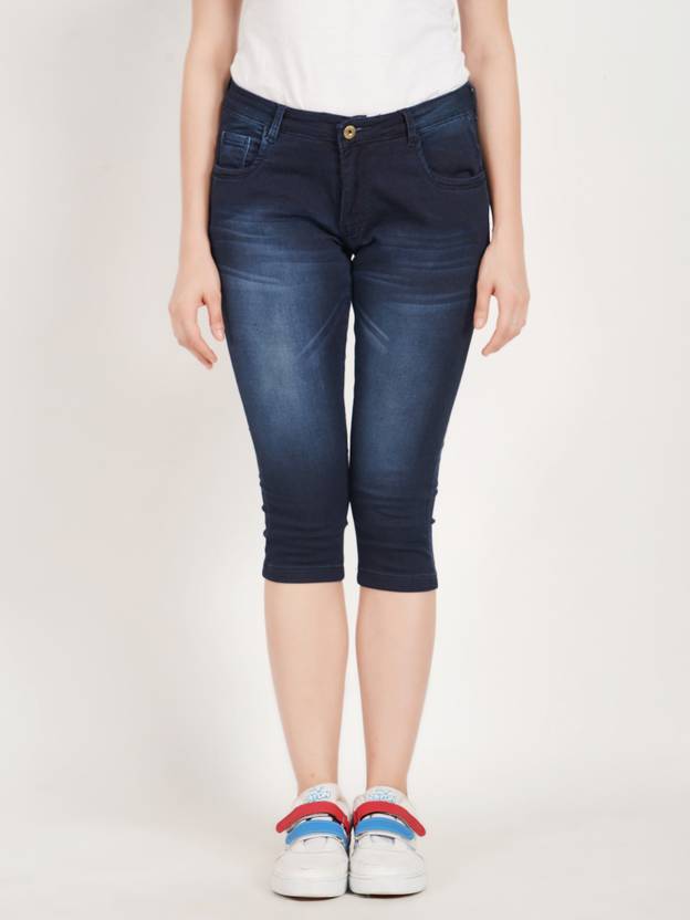 MM-21 Fashion Women Denim Capri