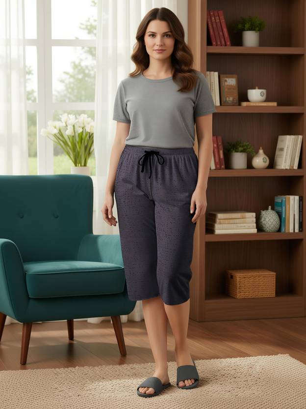 Guide Women Grey Capri