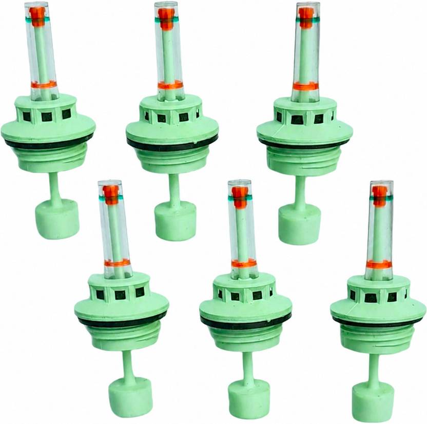 BALRAMA 30 mm / 6 pc Set Battery Water Level Indicator Cap for Luminous, Exide Inverter Car Battery Tray