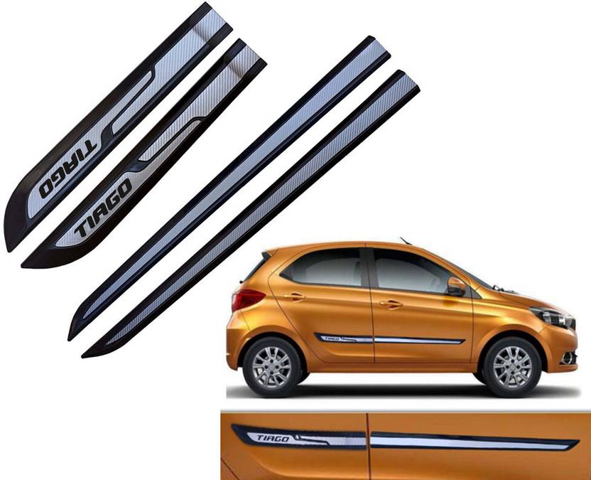 Kunj Autotech Car Door Side Beading Moulding for Tata Tiago Set of 4