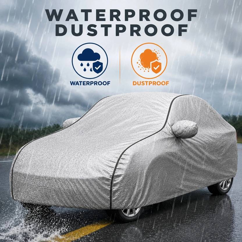 AutoTen Car Cover For Maruti Suzuki Alto 800 (With Mirror Pockets)
