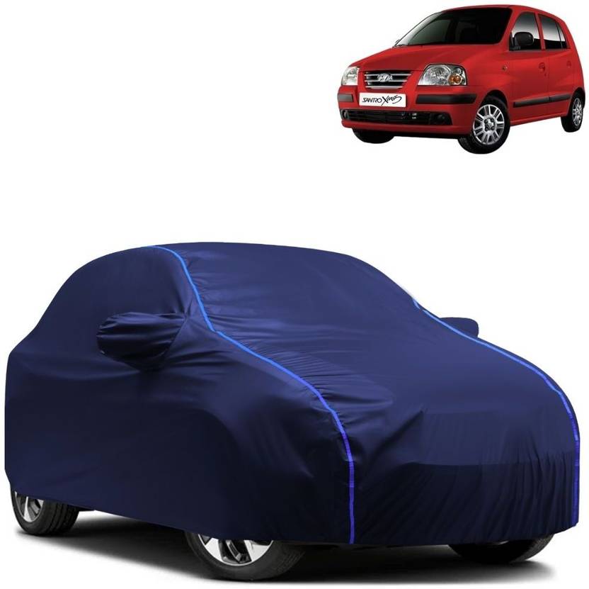 Autohaux Car Cover For Hyundai Santro Xing (With Mirror Pockets)