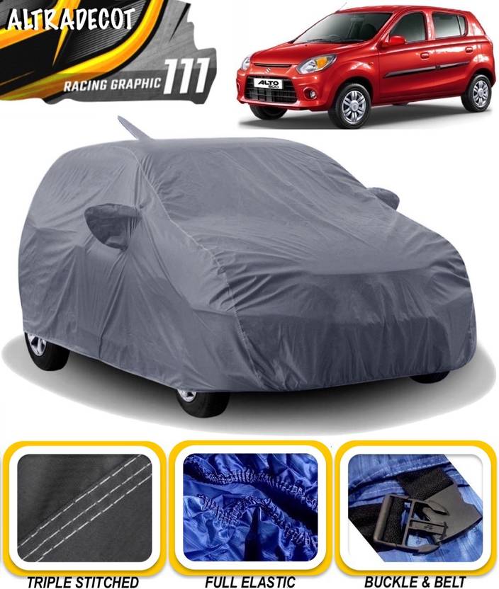 ALTRADECOT Car Cover For Maruti Suzuki Alto 800 (With Mirror Pockets)