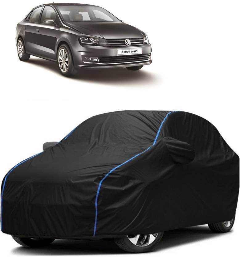 Autohaux Car Cover For Volkswagen Vento, Universal For Car (With Mirror Pockets)