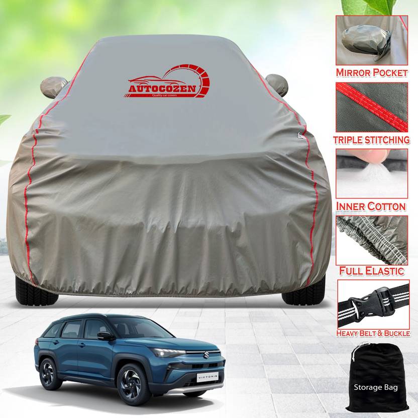 AUTOCOZEN Car Cover For Maruti Victoris (With Mirror Pockets)