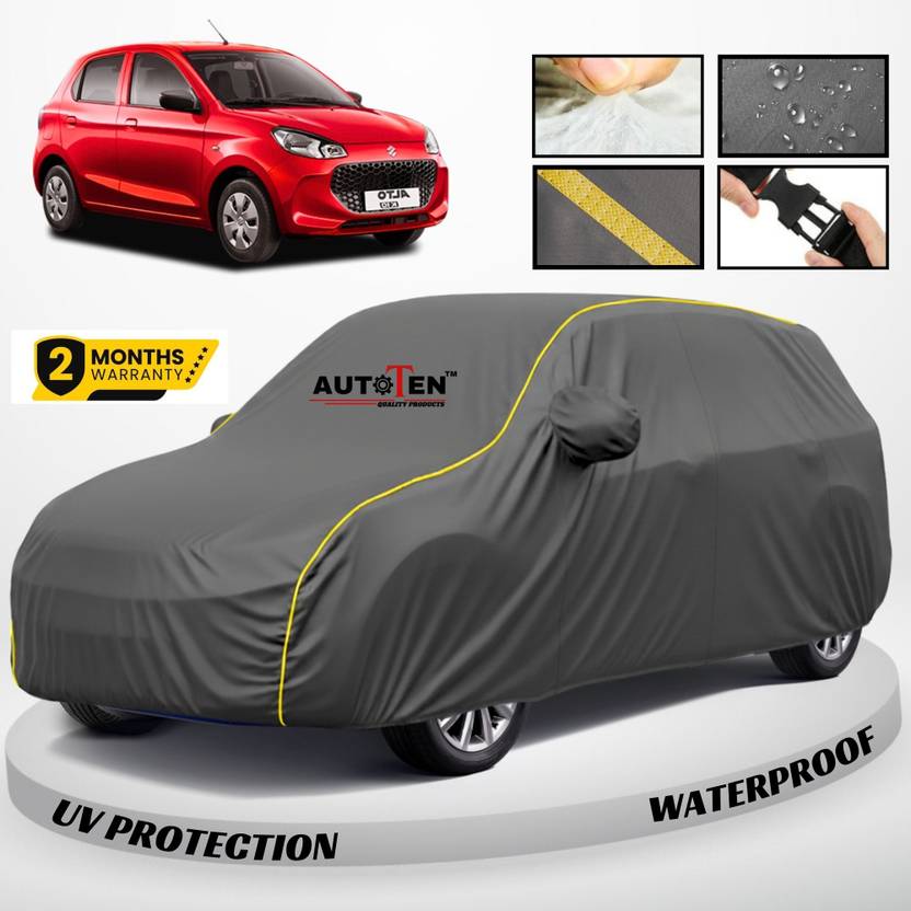 AutoTen Car Cover For Maruti Suzuki Alto K10 (With Mirror Pockets)