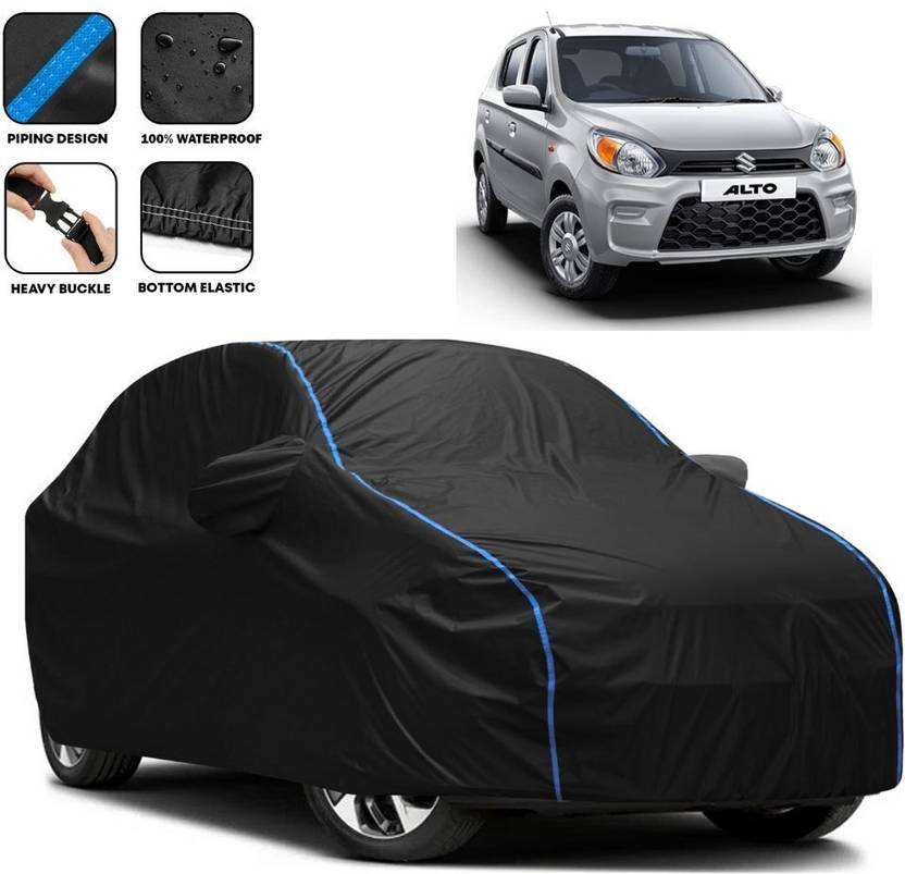 Amikan Car Cover For Maruti Suzuki Alto, Universal For Car (With Mirror Pockets)