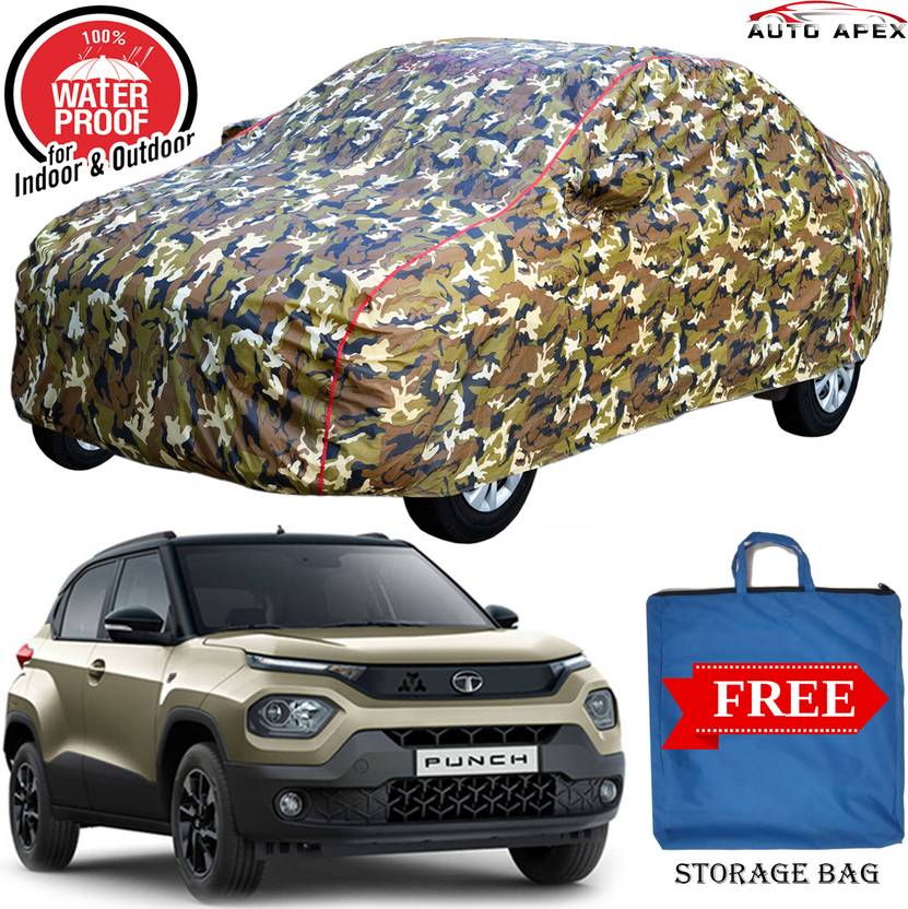 Autoapex Car Cover For Tata Punch, Punch (With Mirror Pockets)