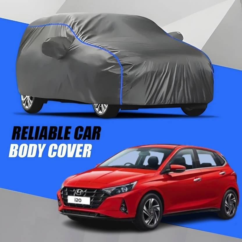 Amikan Car Cover For Hyundai i20, i20 Active, Universal For Car (With Mirror Pockets)