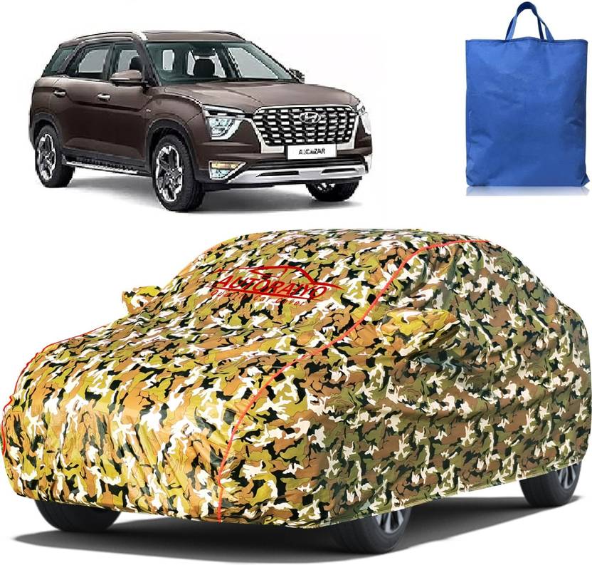 AUTORAIYO Car Cover For Hyundai Alcazar (With Mirror Pockets)
