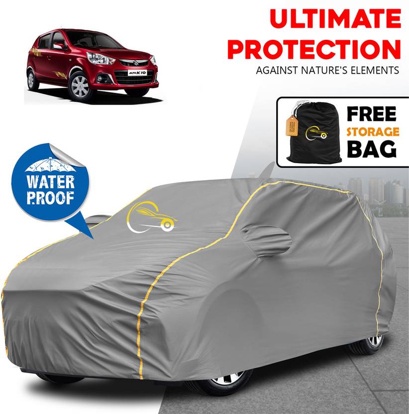 APNEK Car Cover For Maruti Suzuki Alto K10, Alto K10 0.8L 12C, Alto K10 LX, Alto K10 LX Optional, Alto K10 LX Petrol, Alto K10 LXI (With Mirror Pockets)