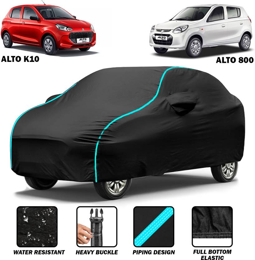 BOTAUTO Car Cover For Maruti Suzuki Alto, Alto 800, Universal For Car (With Mirror Pockets)