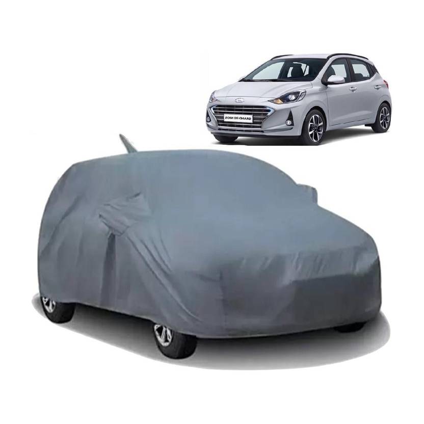 ALMICS Car Cover For Hyundai Grand i10 Nios (With Mirror Pockets)
