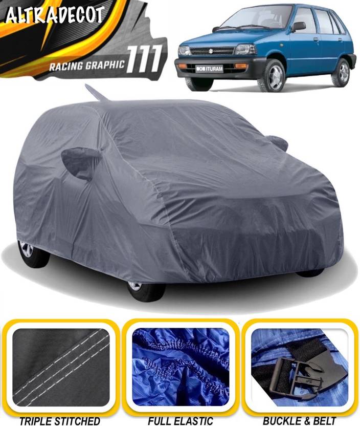 ALTRADECOT Car Cover For Maruti Suzuki 800 (With Mirror Pockets)