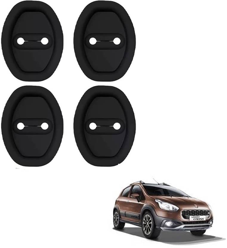 ROSHNEER ENTERPRISES DOOR Lock Protector 4 PCS Silicone Rubber Latch Cover For FIAT AVVENTURA UC 01 Car Door Lock Actuator