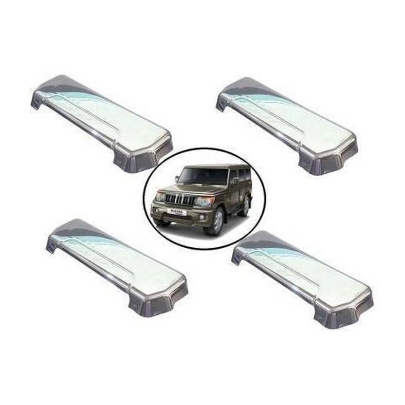 Autxin Exterior Handle Door Latch Chrome Cover Garnish For BOLERO ALL MODELS Chrome MAHINDRA Bolero Side Garnish