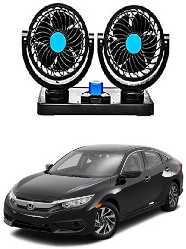 RS ENTERPRISES CARS Electric FAN Dashboad Rotatable Car FOR Honda Civic