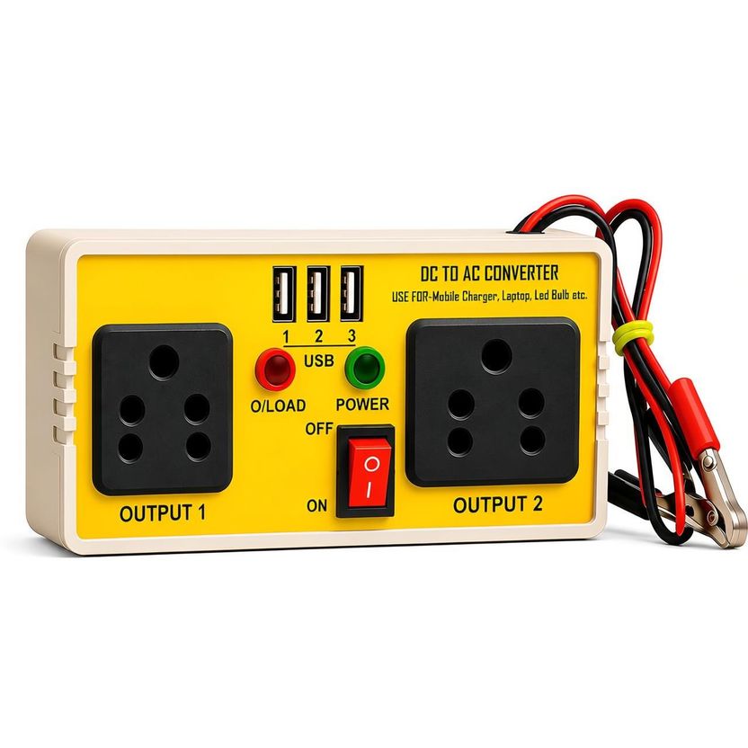 METRIVA_TECH 12V 100VA DC to AC Converter - Image 1