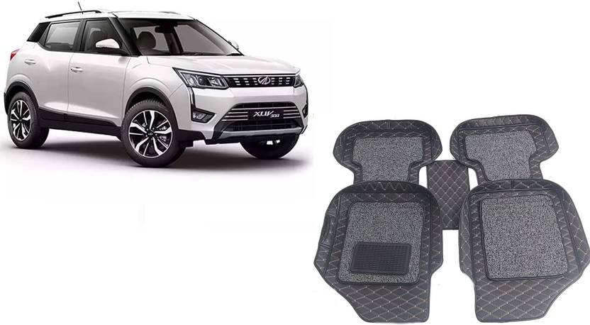 AUTORACE Leatherite 7D Mat For  Universal For Car