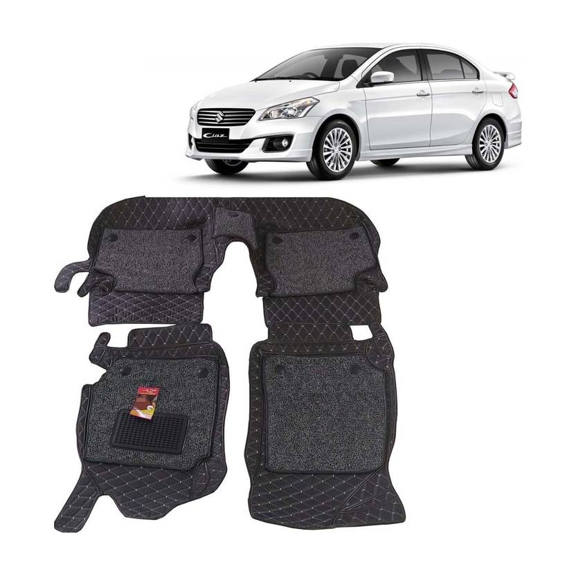 AUTORACE Leatherite 7D Mat For  Maruti Suzuki Ciaz