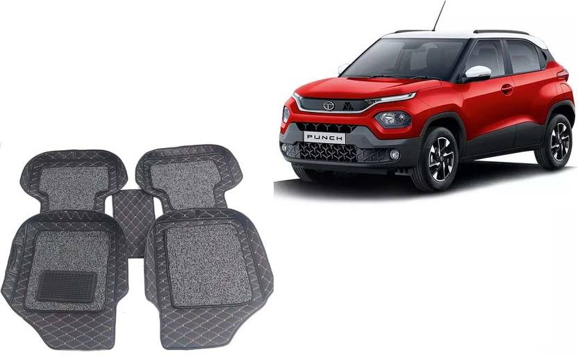 AUTORACE Leatherite 7D Mat For  Universal For Car