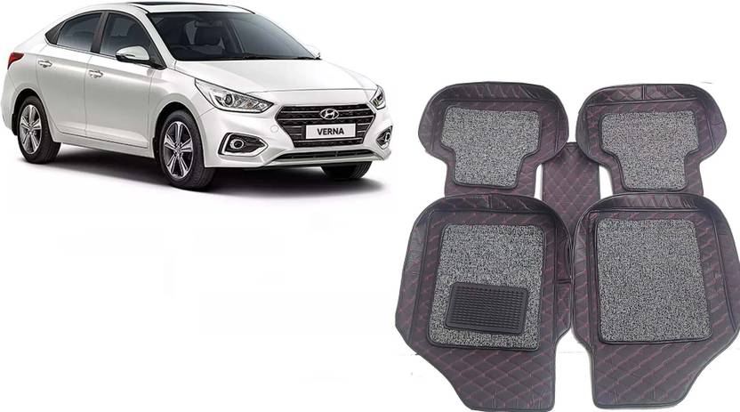 AUTORACE Leatherite 7D Mat For  Hyundai Verna