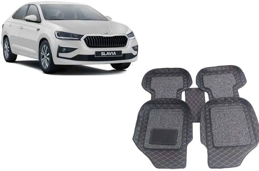AUTORACE Leatherite 7D Mat For Universal For Car