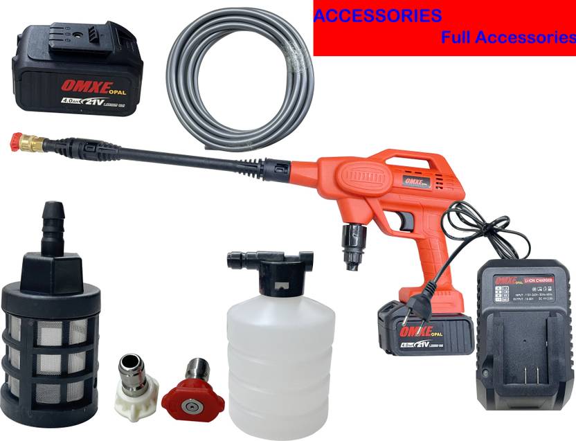 OMXE Cordless Portable Car Washer (24Vx2) Dual battery High Pressure