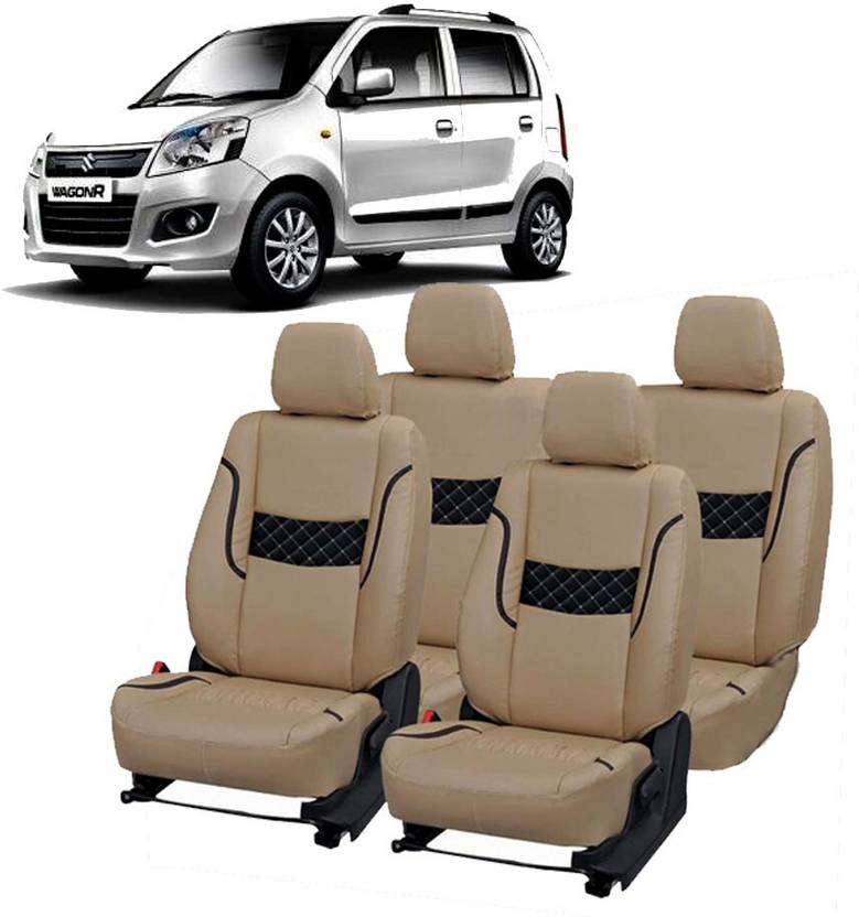 AutoSafe PU Leather Car Seat Cover For Maruti Wagon R 1.0