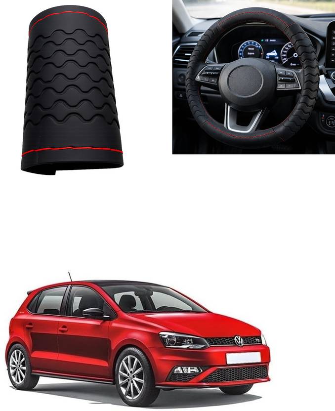 Arnejas Hand Stiched Steering Cover For Volkswagen Polo GT