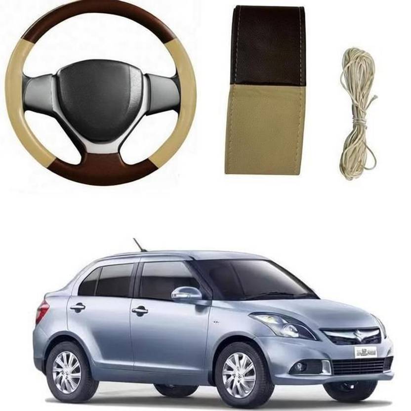arneja trading company Hand Stiched Steering Cover For Maruti Swift Dzire