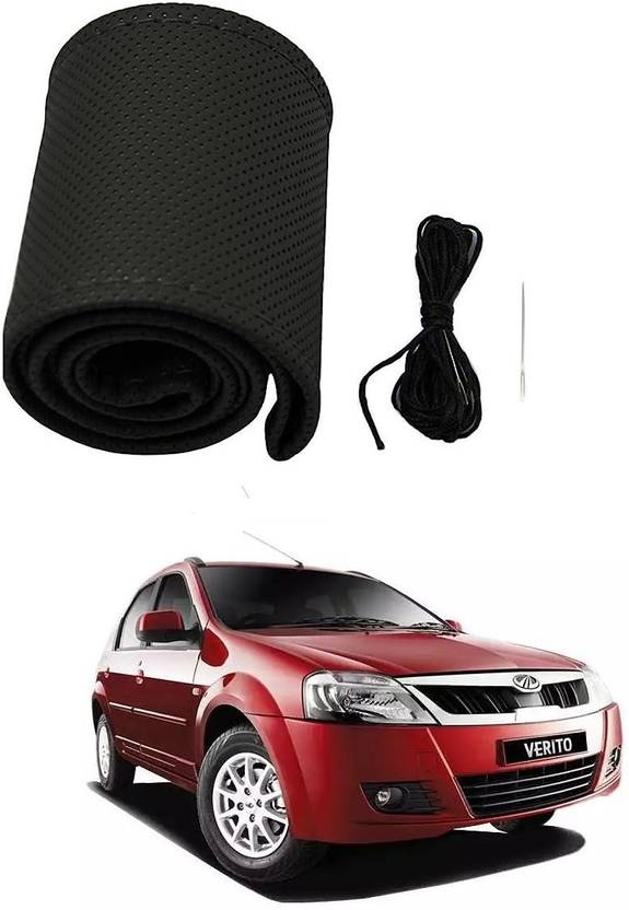 Arnejaa Hand Stiched Steering Cover For Mahindra Verito