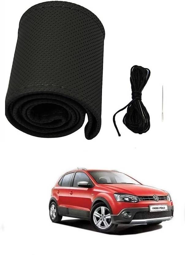 Arnejaa Hand Stiched Steering Cover For Volkswagen Polo Cross