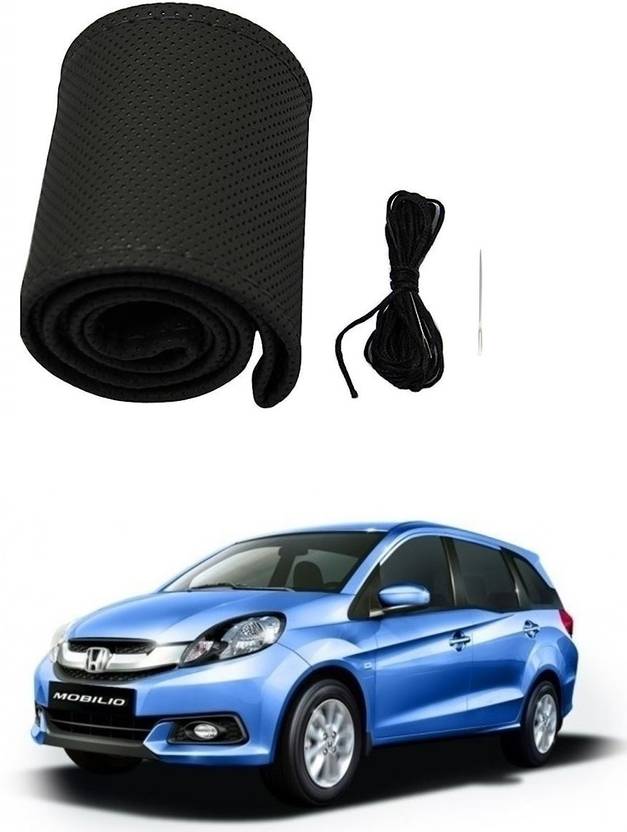 Arnejaa Hand Stiched Steering Cover For Honda Mobilio