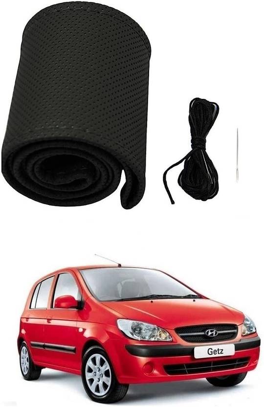 Arnejaa Hand Stiched Steering Cover For Hyundai Getz