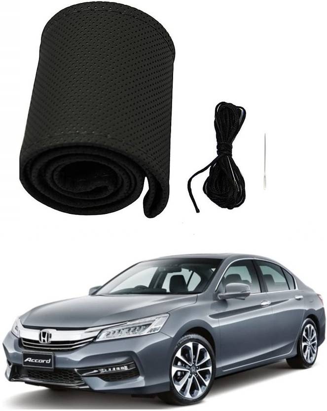 Arnejaa Hand Stiched Steering Cover For Honda Accord
