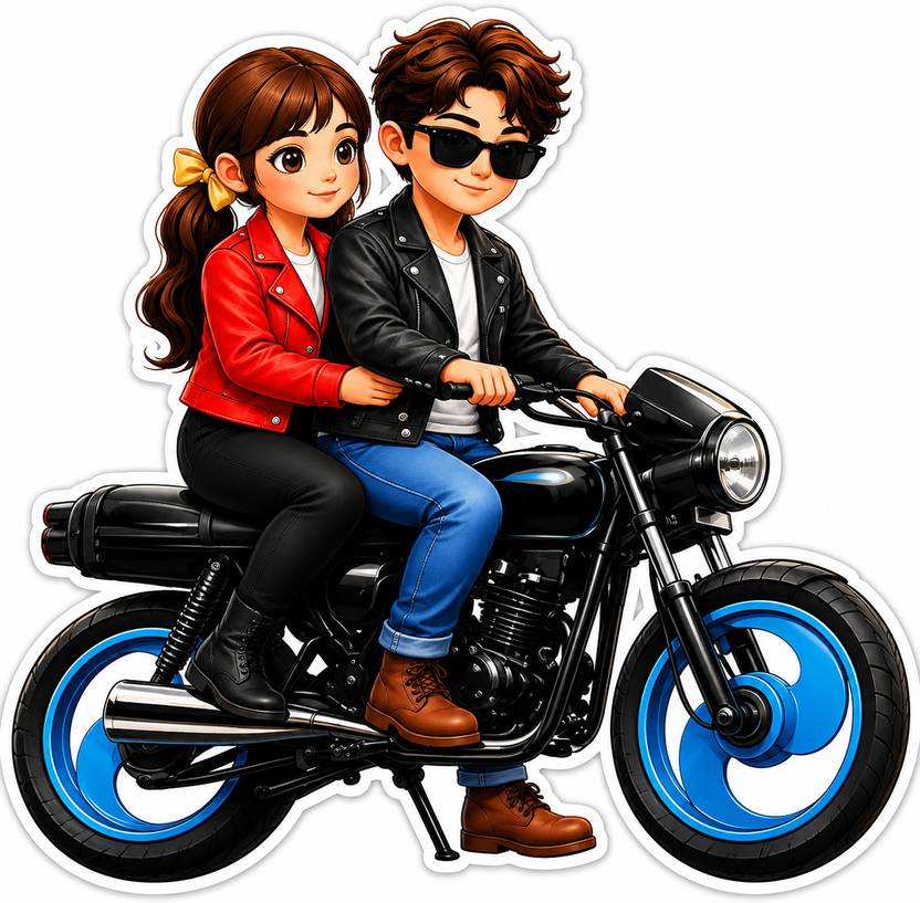 SANATAN STUDIO Sticker & Decal for Bike