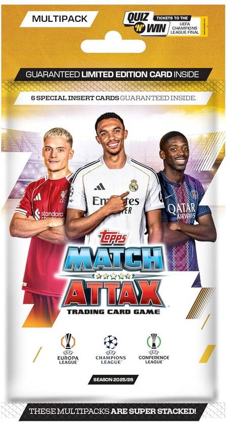 TOPPS ATTAX UEFA Champions League Match Attax 2025-26 Trading and Collectible Card Game