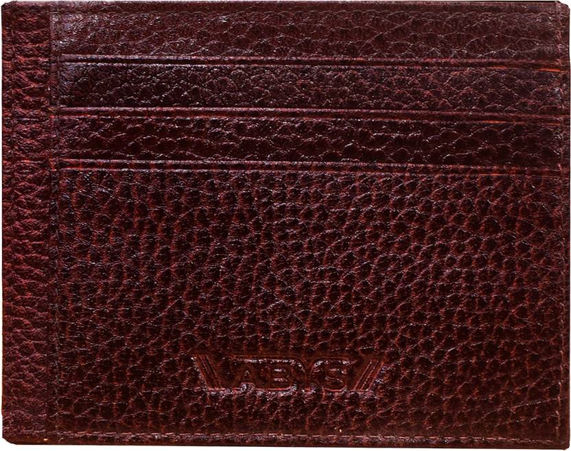 ABYS Genuine Leather 4 Card Slots For Men and Women 4 Card Holder